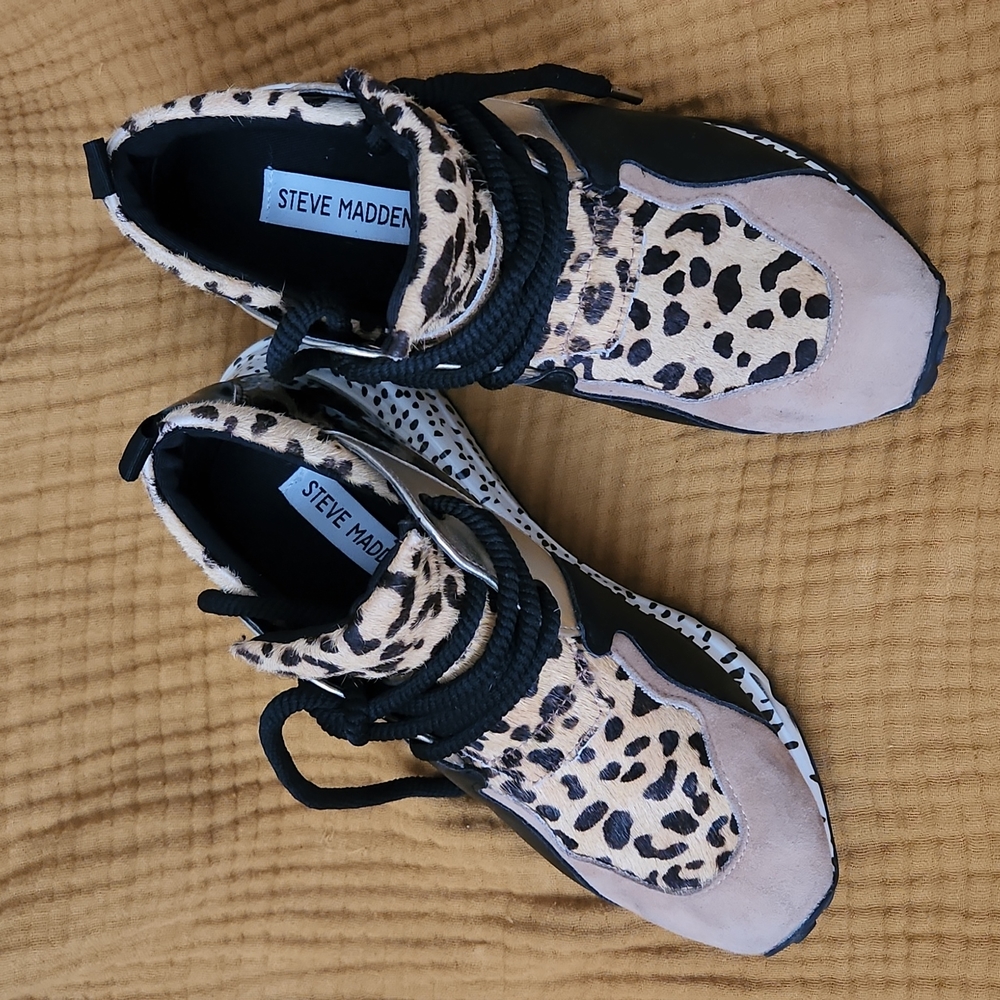 Steve Madden Cliff Animal Sneakers